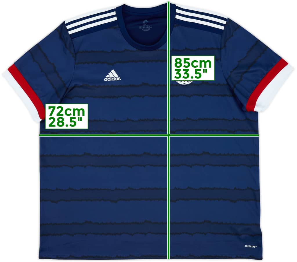 2020-22 Scotland Home Shirt - 9/10 - (3XL)