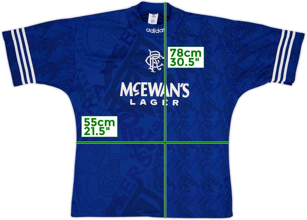 1994-96 Rangers Home Shirt - 9/10 - (L)