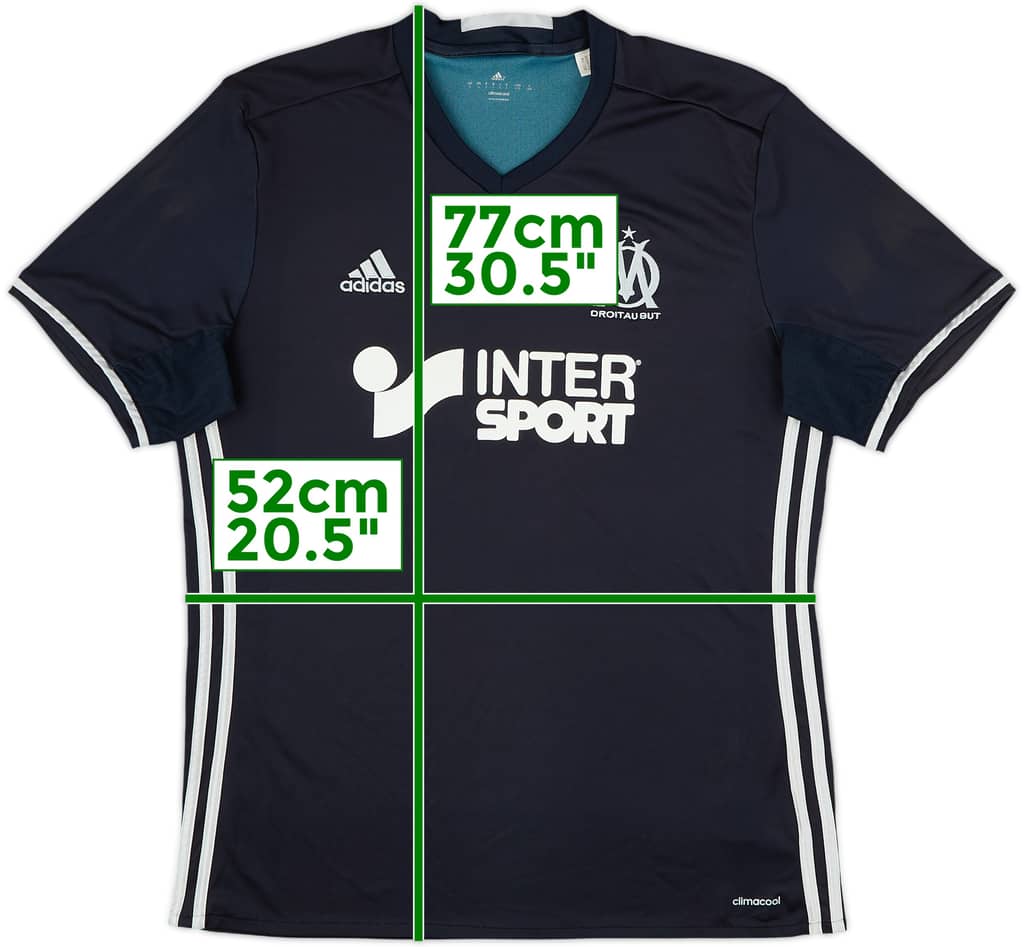 2016-17 Olympique Marseille Away Shirt - 6/10 - (L)