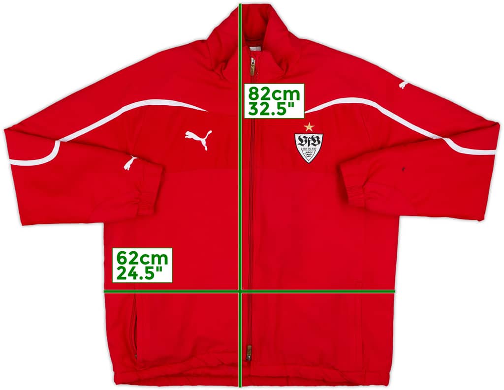 2011-12 Stuttgart Puma Padded Bench Coat - 7/10 - (M)