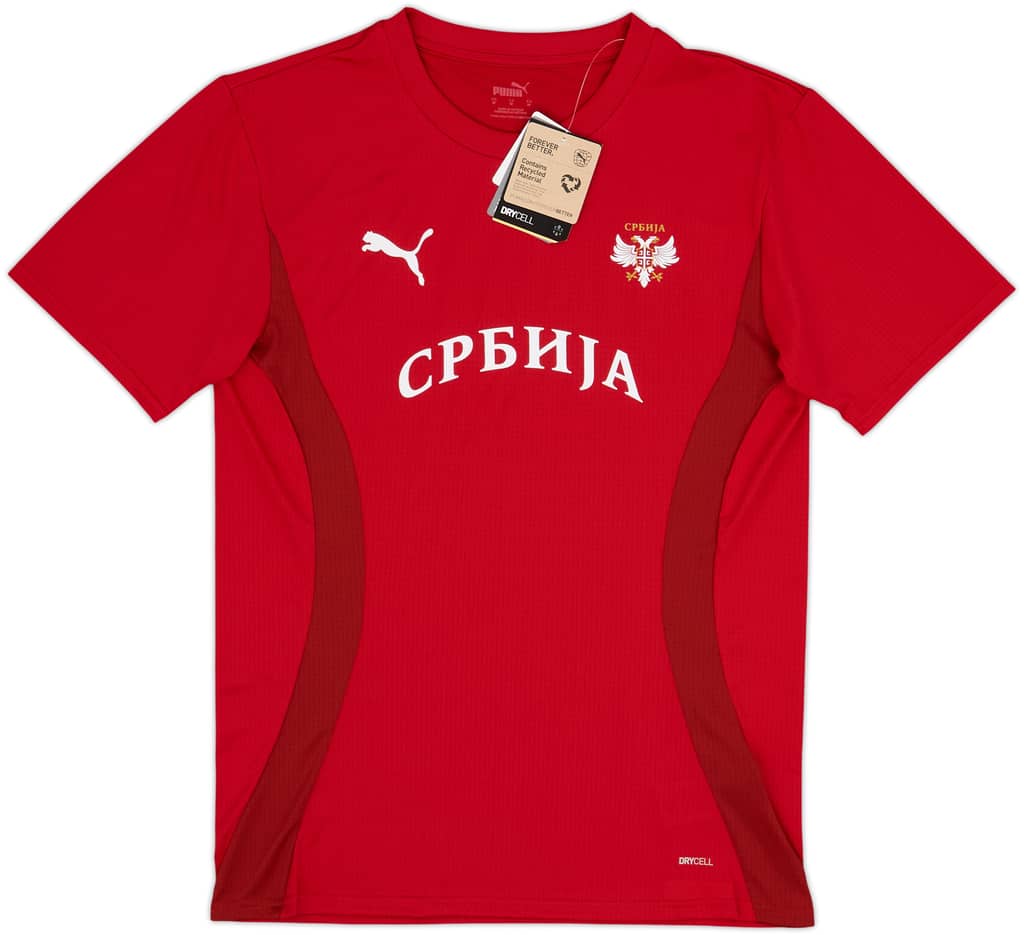 2024-25 Serbia Puma Pre-Match Training Shirt (M)