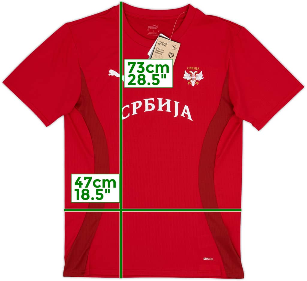 2024-25 Serbia Puma Pre-Match Training Shirt (M)