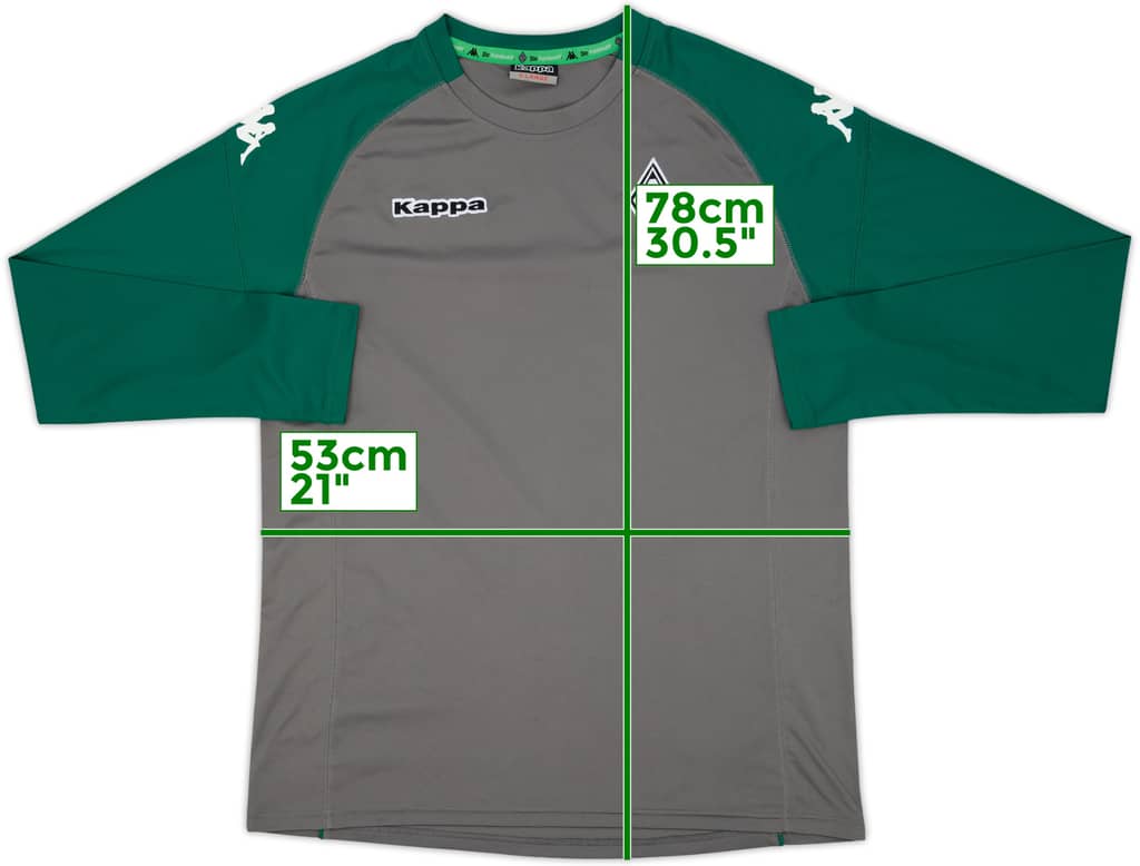 2014-15 Borussia Monchengladbach Kappa Training L/S Shirt - 9/10 - (XL)