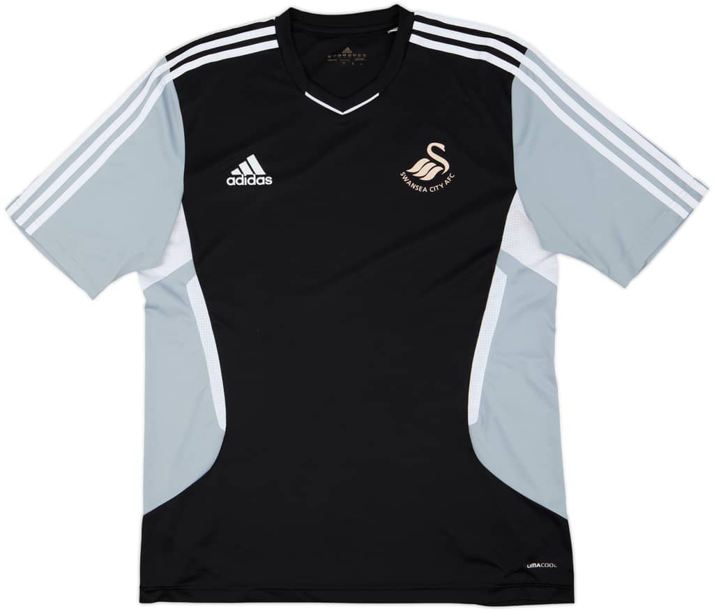 2010-11 Swansea City adidas Training Shirt - 7/10 - (L)