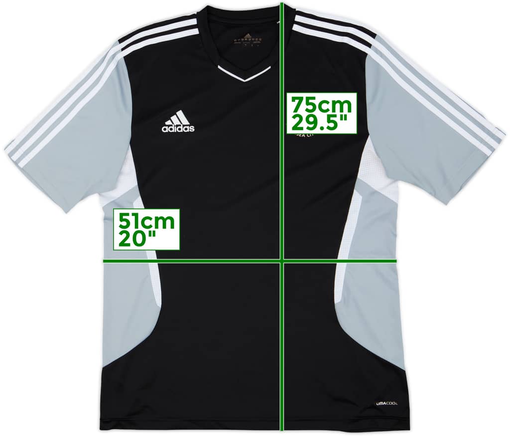 2010-11 Swansea City adidas Training Shirt - 7/10 - (L)