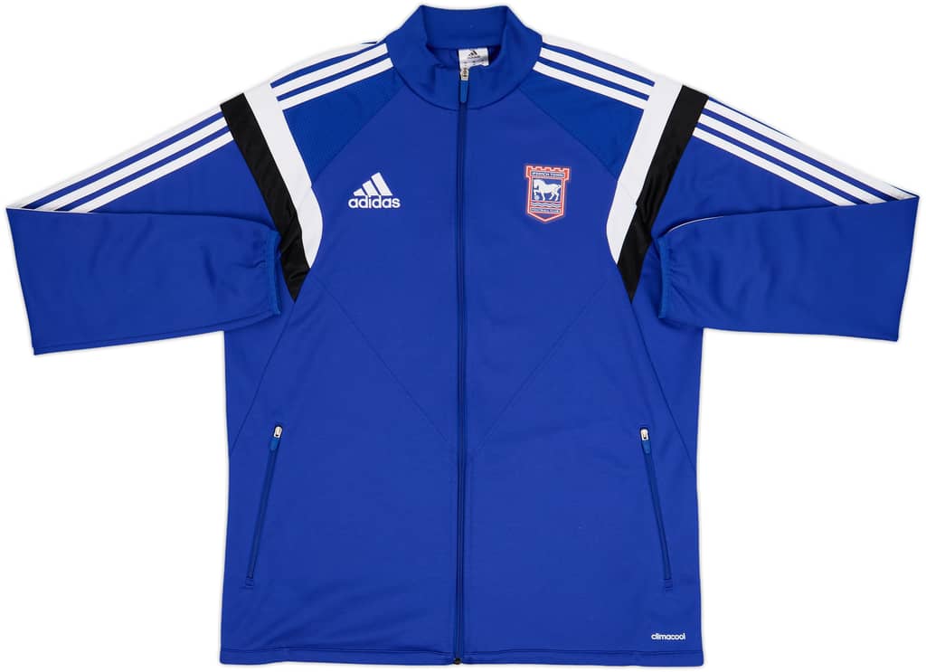 2014-15 Ipswich Town adidas Track Jacket - 9/10 - (M)