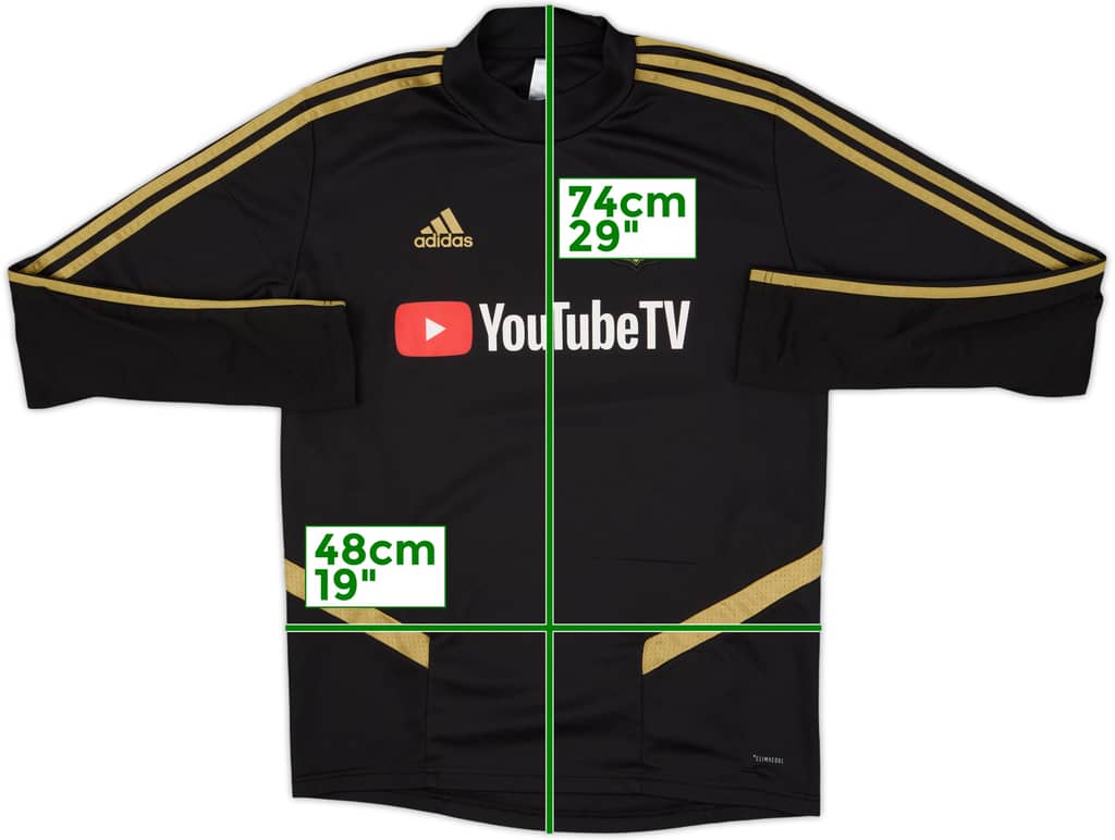 2018 LA FC adidas Sweat Top - 9/10 - (M)