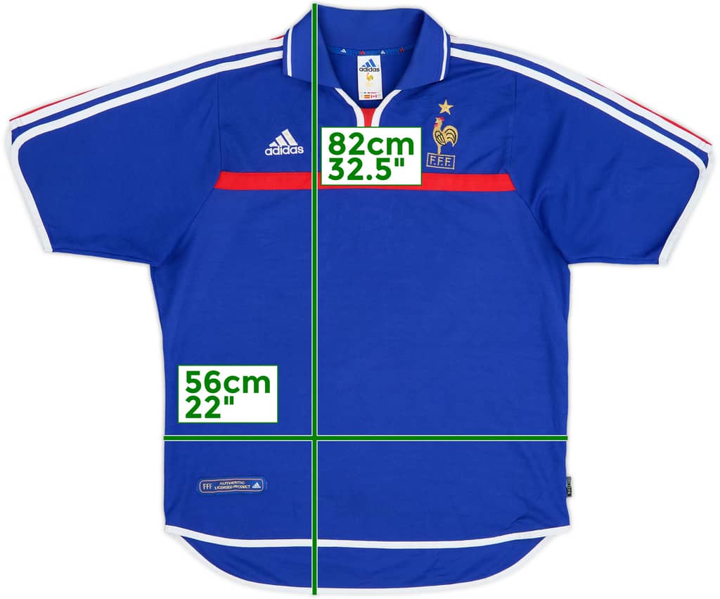 2000-02 France Home Shirt - 5/10 - (L)