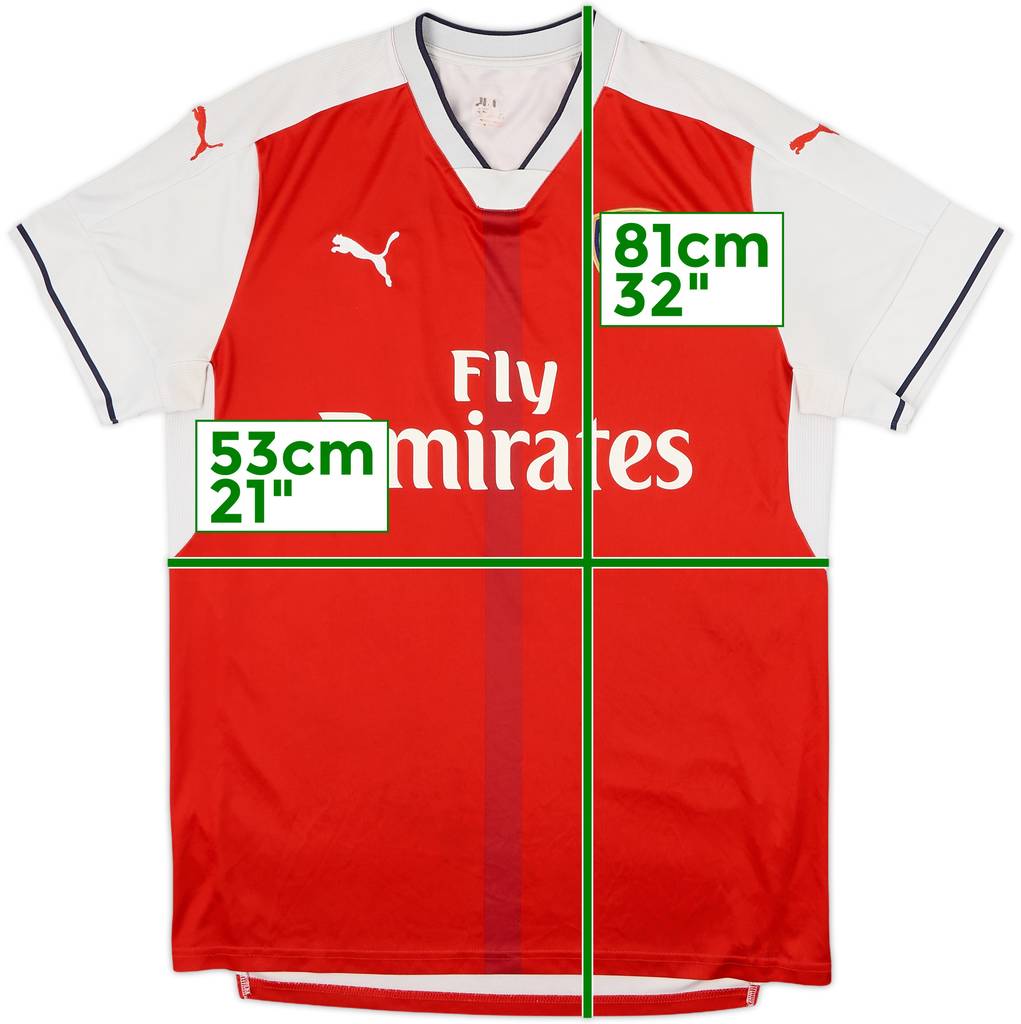 2016-17 Arsenal Home Shirt - 4/10 - (L)
