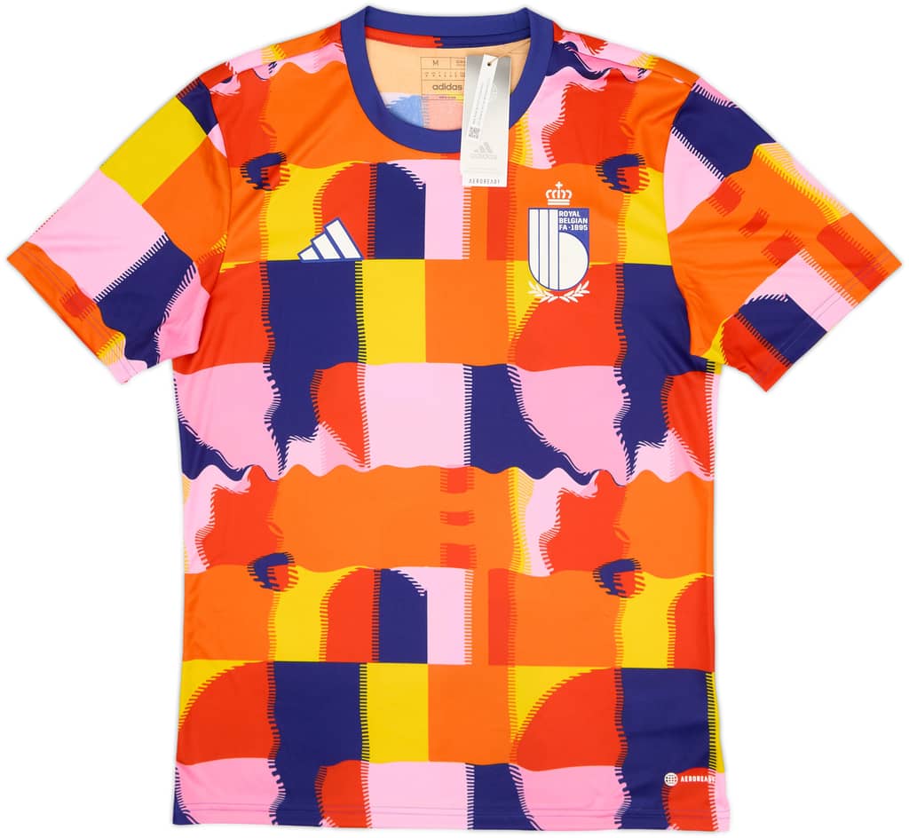 2022-23 Belgium adidas Pre-Match Shirt (M)