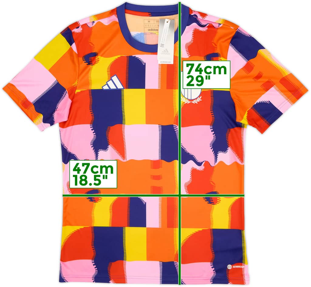 2022-23 Belgium adidas Pre-Match Shirt (M)