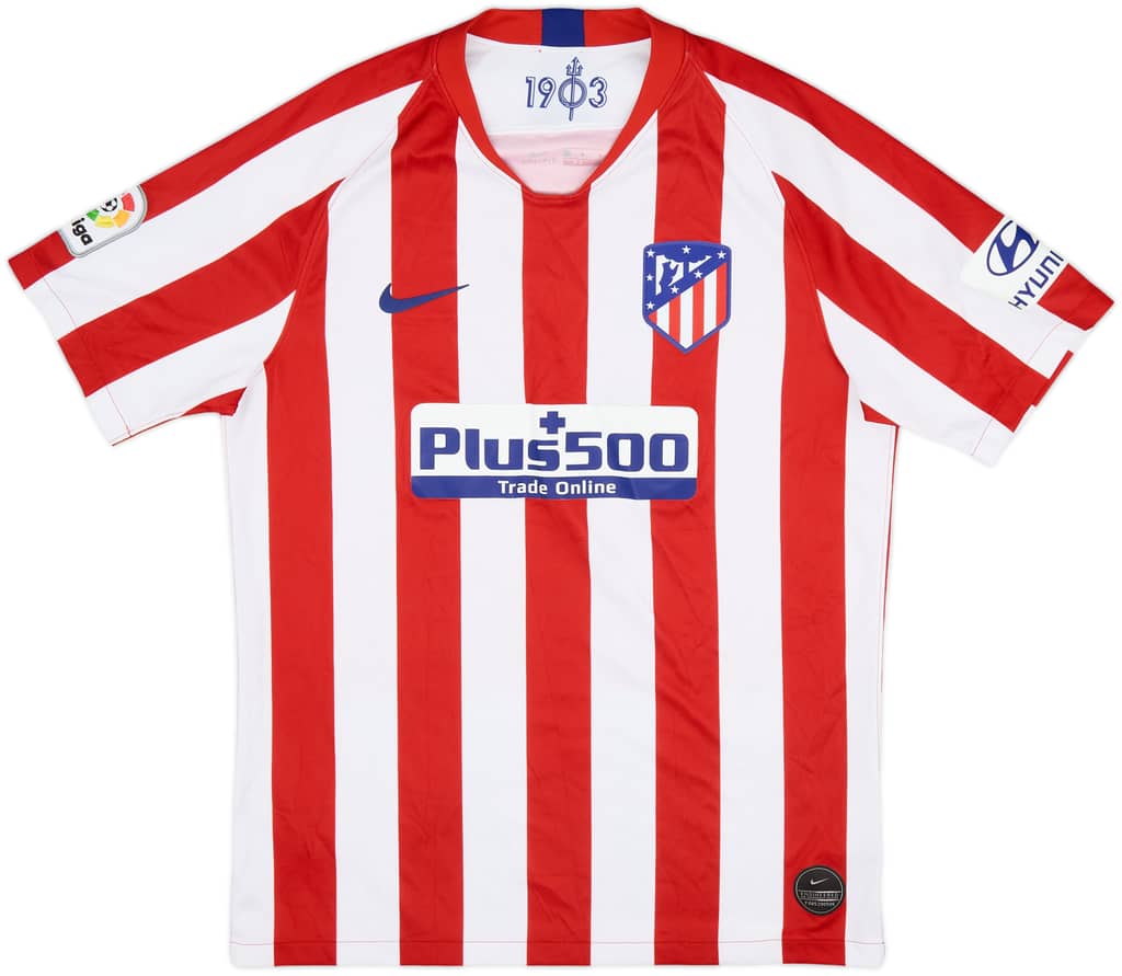 2019-20 Atletico Madrid Home Shirt - 10/10 - (M)