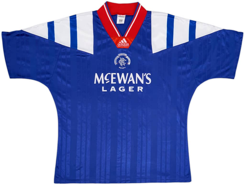 1992-94 Rangers Home Shirt - 8/10 - (L/XL)