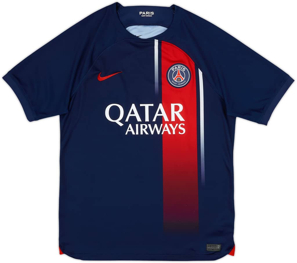 2023-24 Paris Saint-Germain Home Shirt - 9/10 - (M)