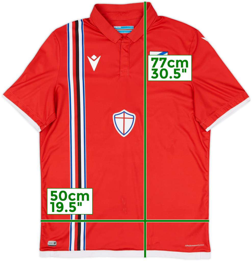 2021-22 Sampdoria Third Shirt - 8/10 - (L)