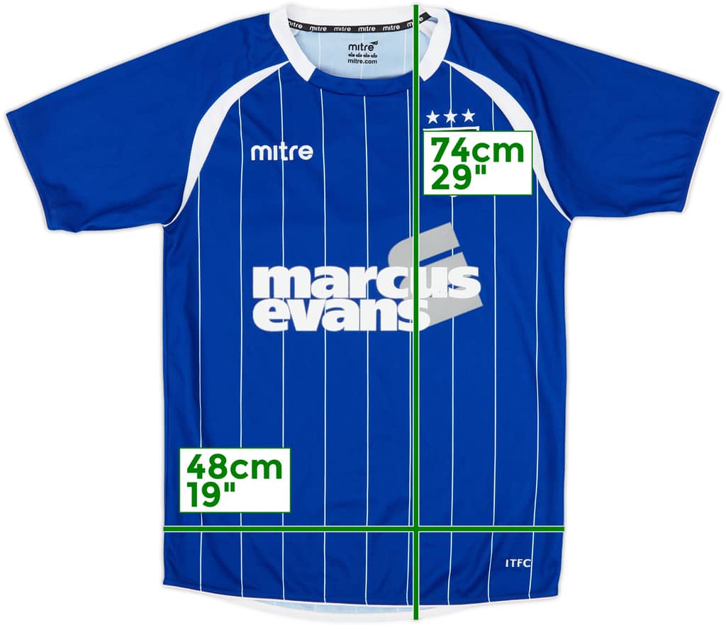 2011-12 Ipswich Home Shirt - 7/10 - (S)