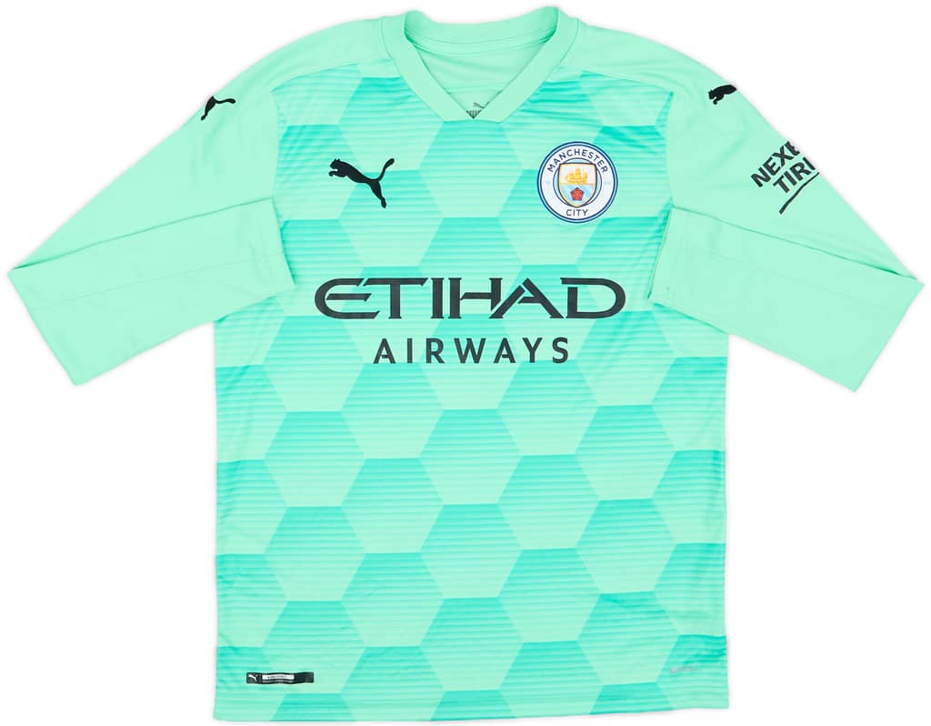 2020-21 Manchester City GK Shirt - 9/10 - (L.Boys)