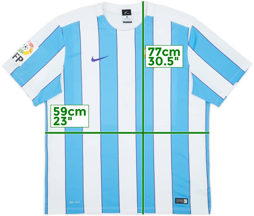 2015-16 Malaga Home Shirt - 6/10 - (XL)