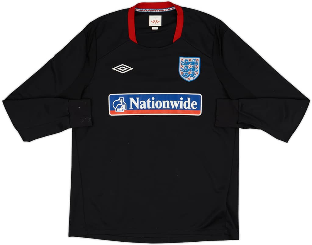 2010-11 England Umbro Training L/S Shirt - 7/10 - (M)