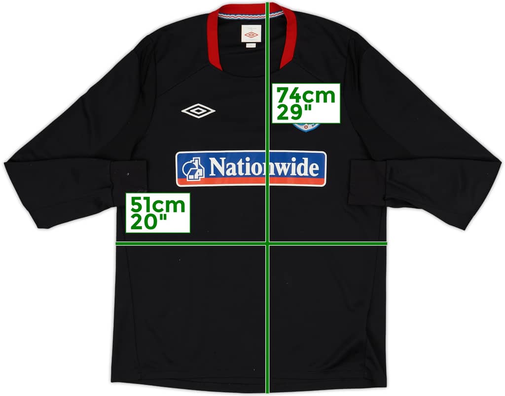 2010-11 England Umbro Training L/S Shirt - 7/10 - (M)