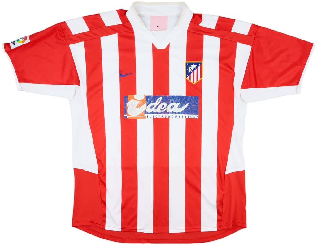 2002-03 Atletico Madrid Home Shirt - 5/10 - (XL)