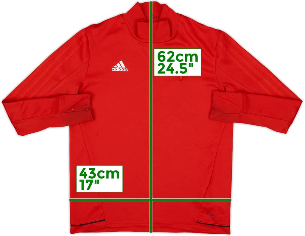 2016-17 Celta Vigo adidas Sweat Top - 5/10 - (M.Boys)