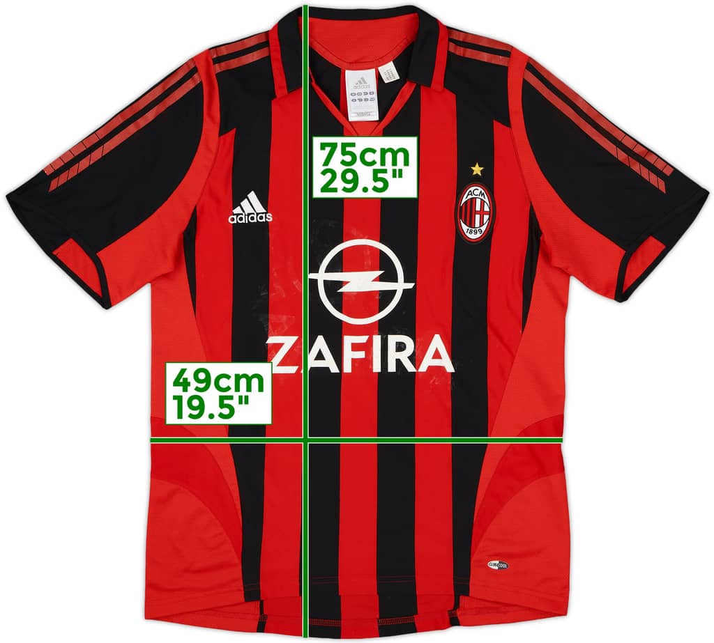 2005-06 AC Milan Home Shirt - 5/10 - (S)