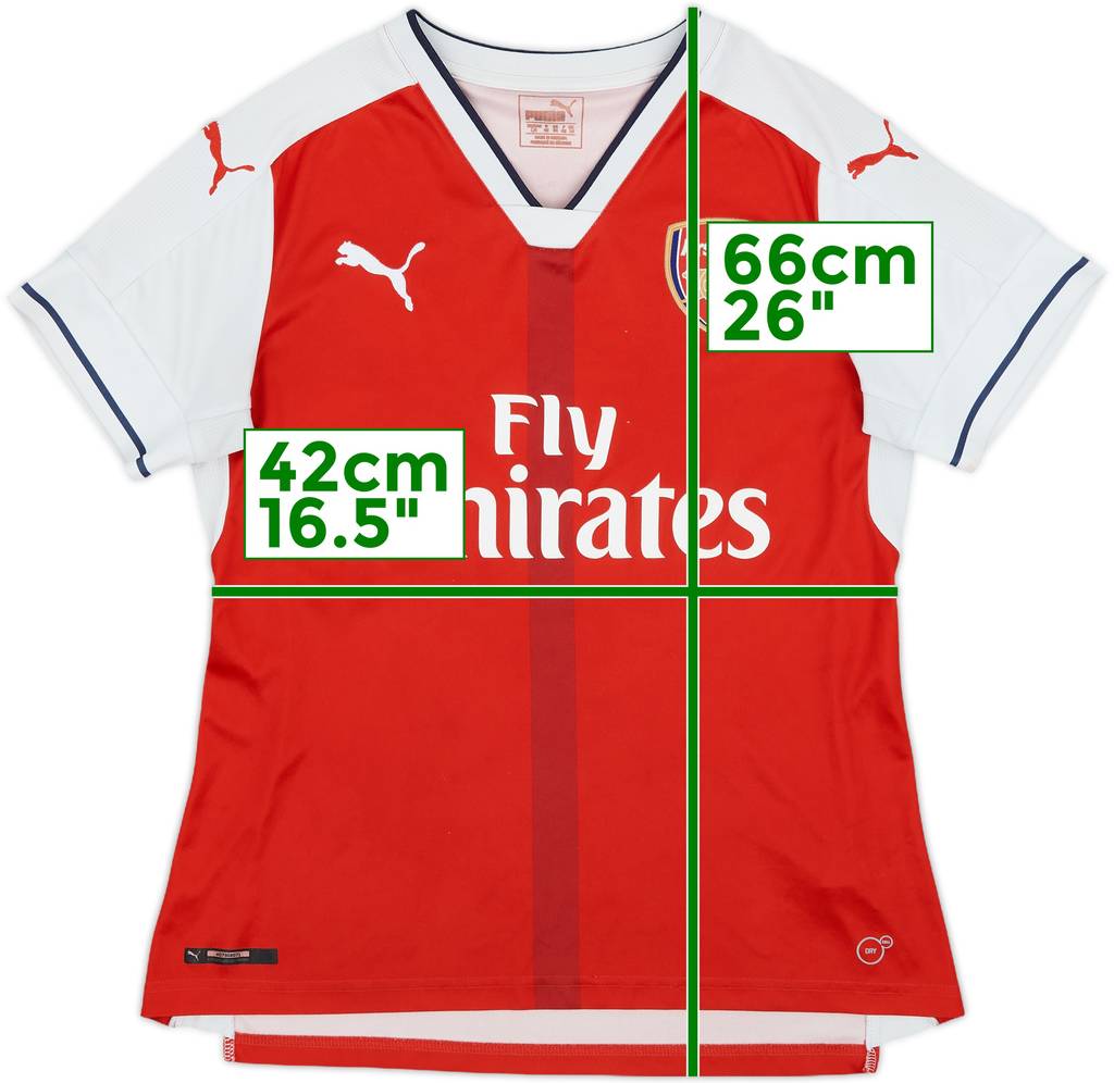 2016-17 Arsenal Home Shirt - 7/10 - (XL.Boys)