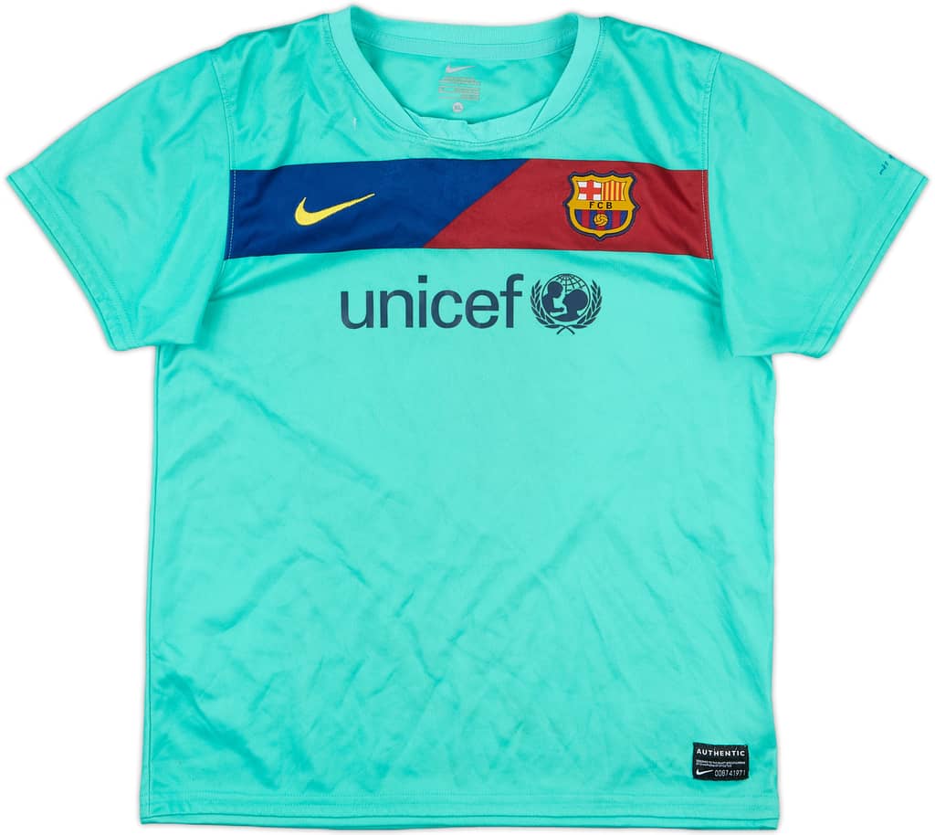 2010-11 Barcelona Away Shirt - 5/10 - (S.Boys)