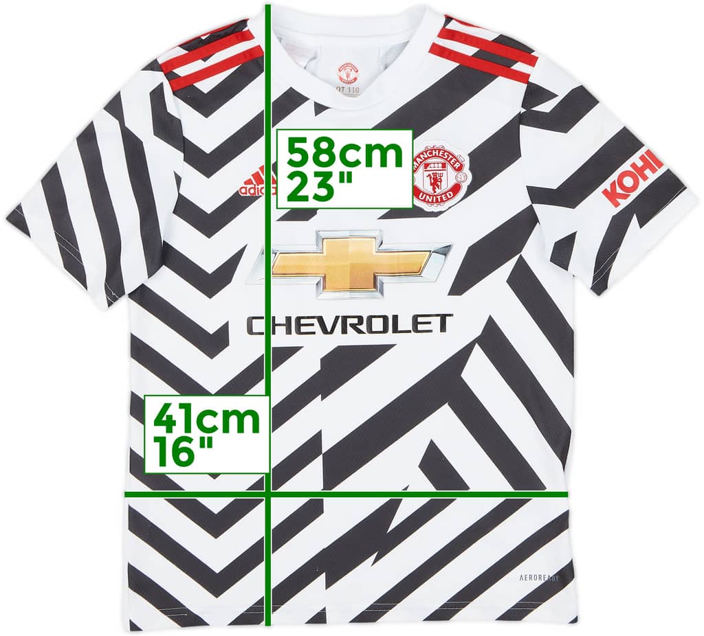 2020-21 Manchester United Third Shirt - 5/10 - (M.Boys)