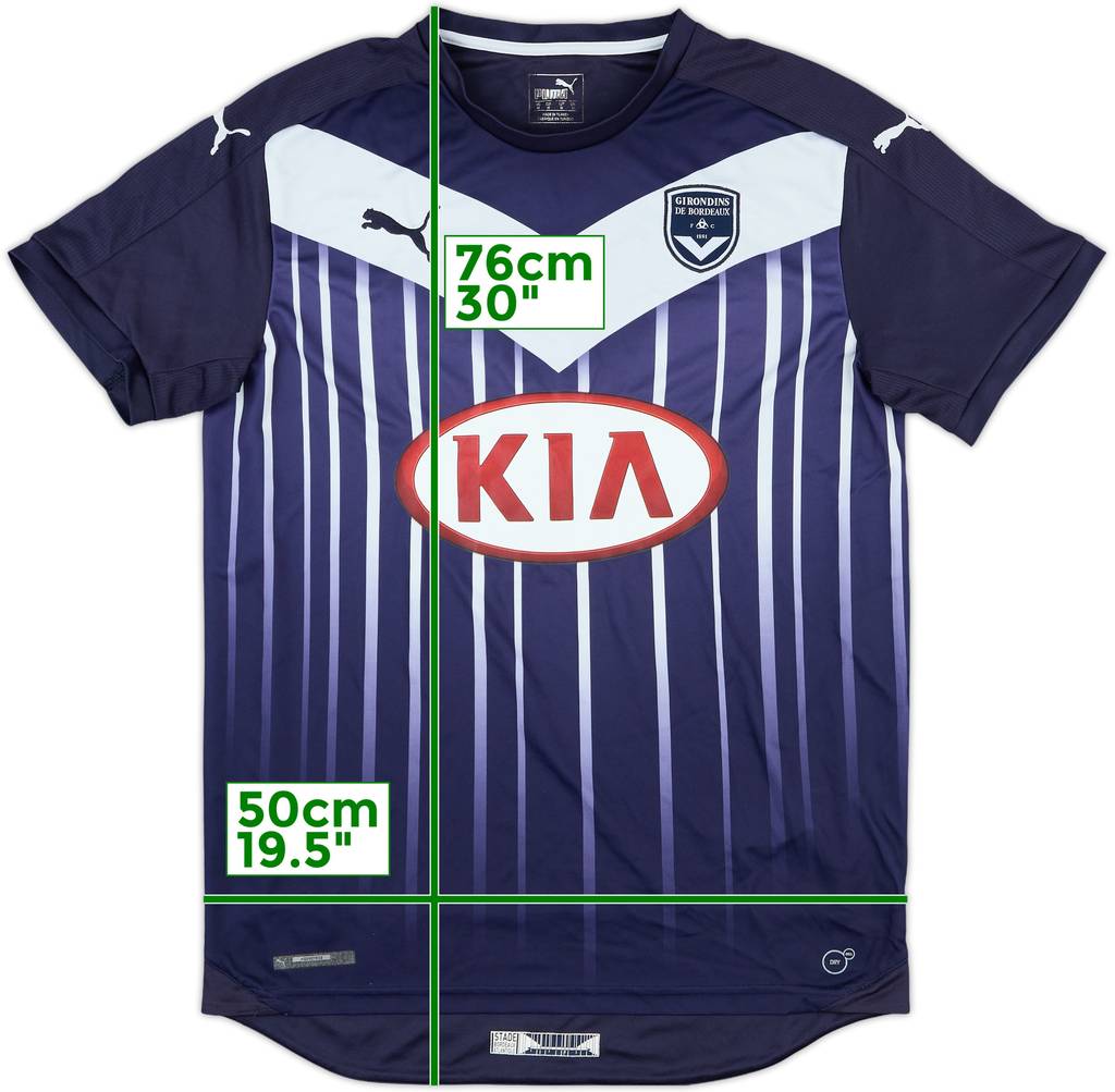 2015-16 Bordeaux Home Shirt - 6/10 - (M)
