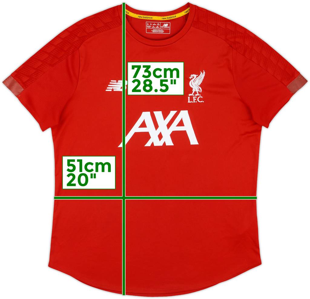 2019-20 Liverpool New Balance Training Shirt - 8/10 - (L)