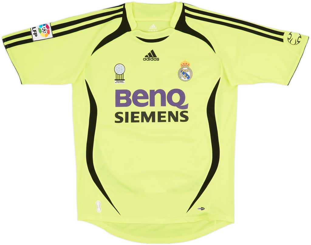 2006-07 Real Madrid GK S/S Shirt - 8/10 - (M)