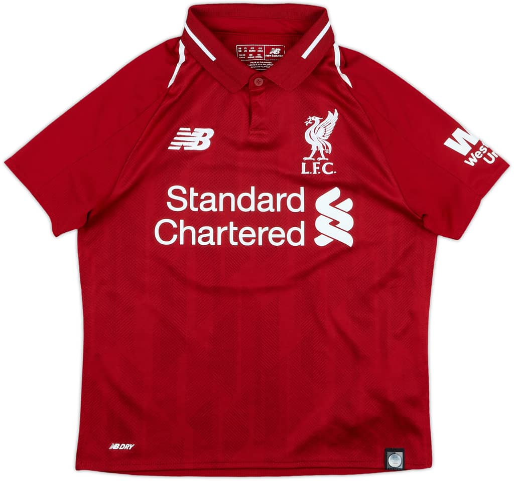 2018-19 Liverpool Home Shirt - 7/10 - (S.Boys)