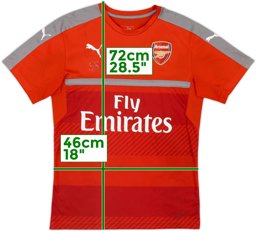 2015-16 Arsenal Player Issue Puma Training Shirt #56 - 5/10 - (M)
