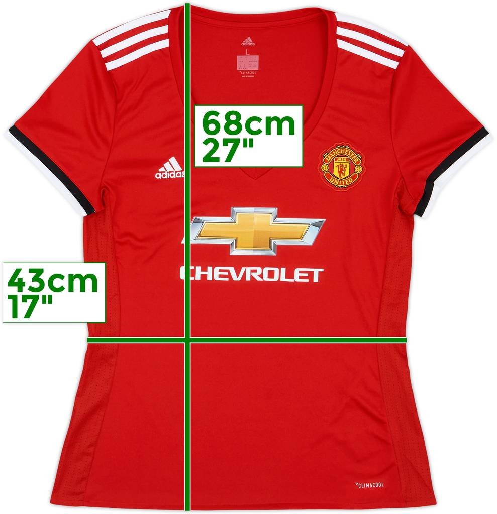 2017-18 Manchester United Home Shirt - 10/10 - (Women's L)