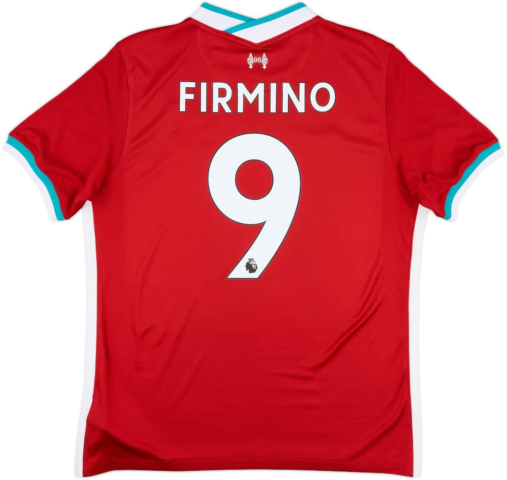 2020-21 Liverpool Home Shirt Firmino #9