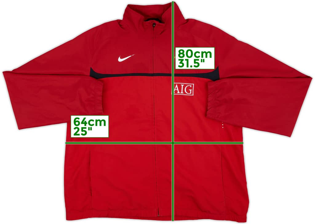 2010-11 Manchester United Nike Track Jacket - 5/10 - (XL)
