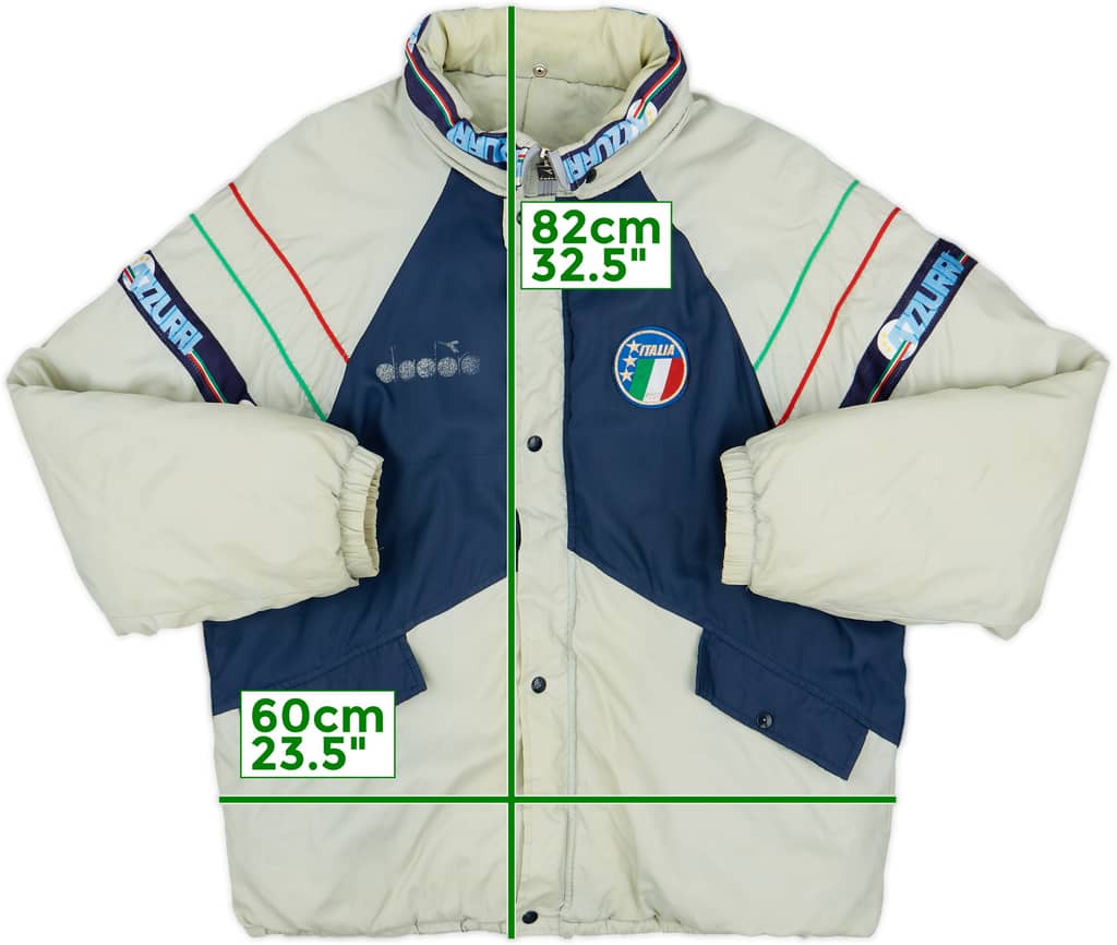 1990-92 Italy Diadora Padded Bench Coat - 5/10 - (L)