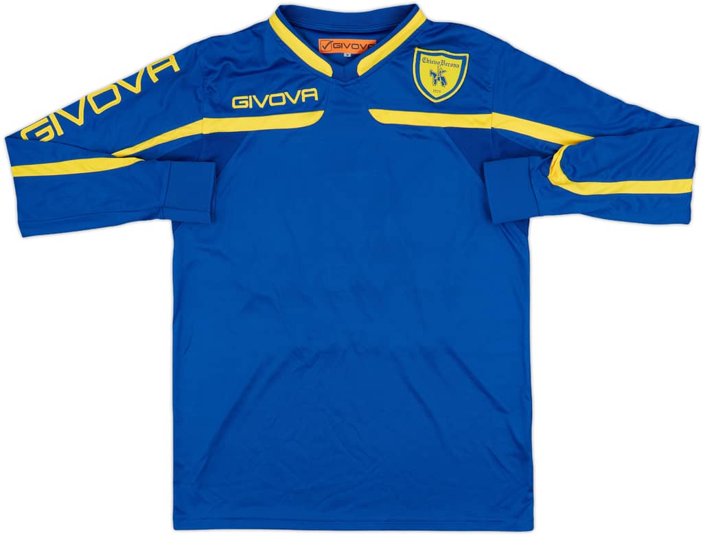 2009-10 Chievo Verona Givova Training L/S Shirt - 8/10 - (M)