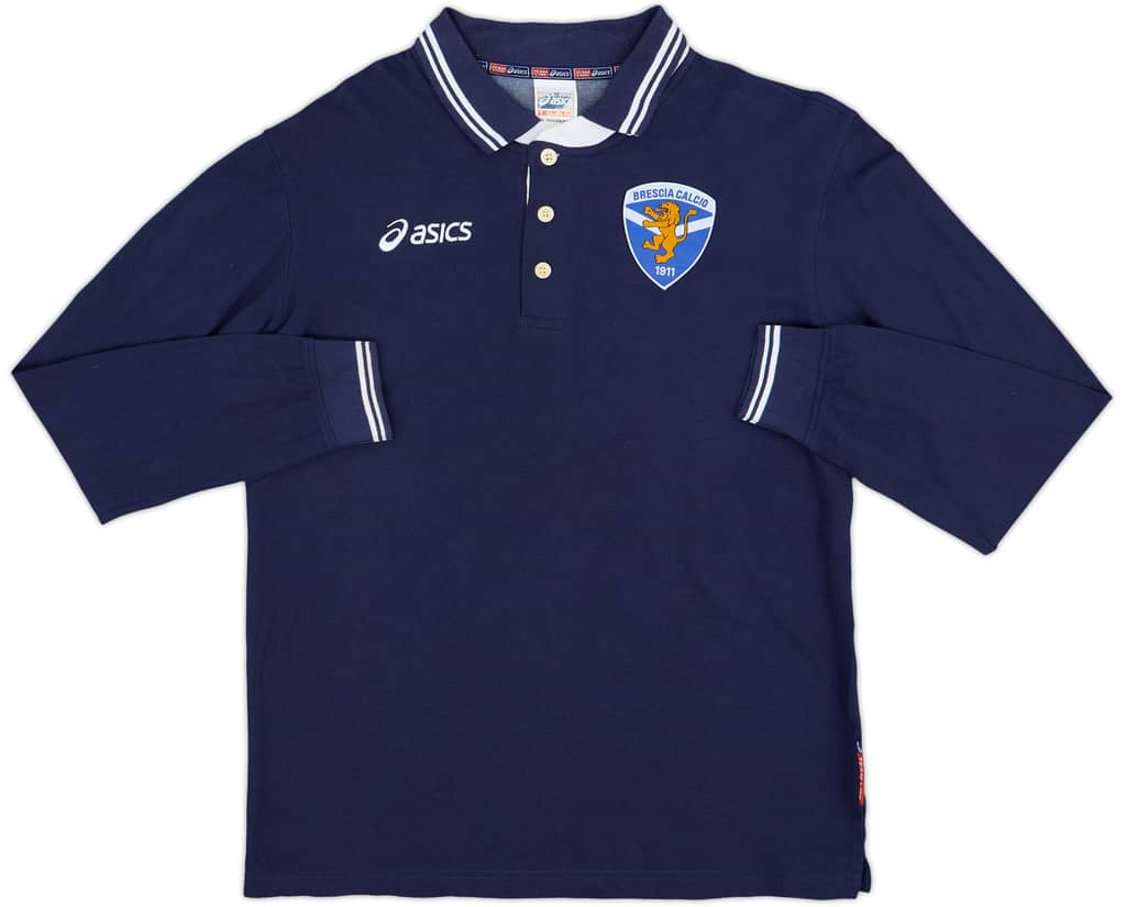 2006-07 Brescia Asics Polo L/S Shirt - 9/10 - (M)