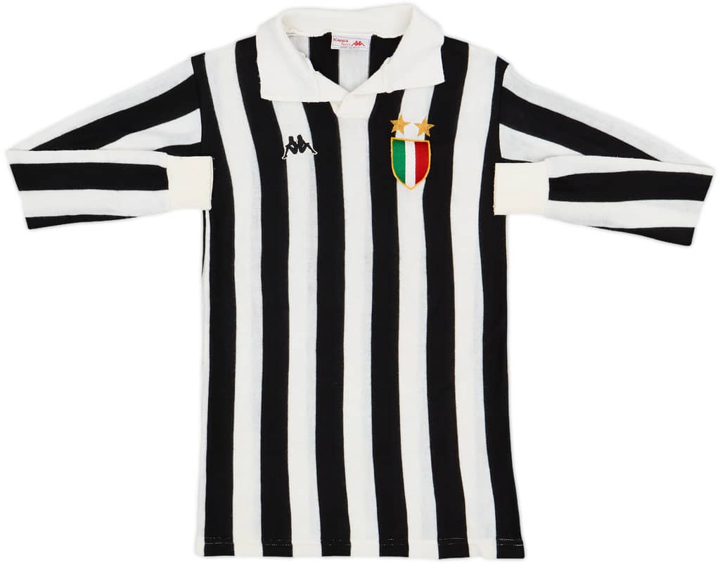 1982-83 Juventus Home L/S Shirt - 8/10 - (Y)