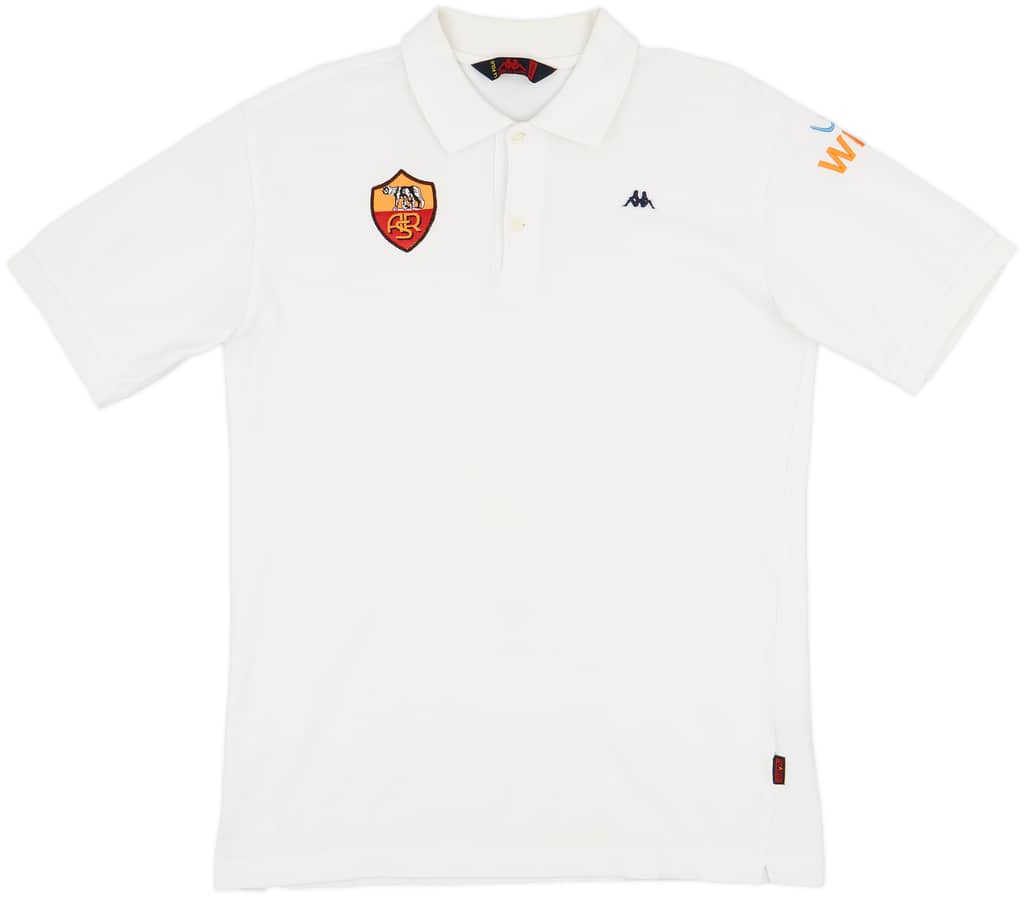 2001-02 Roma Kappa Polo Shirt - 7/10 - (XL)