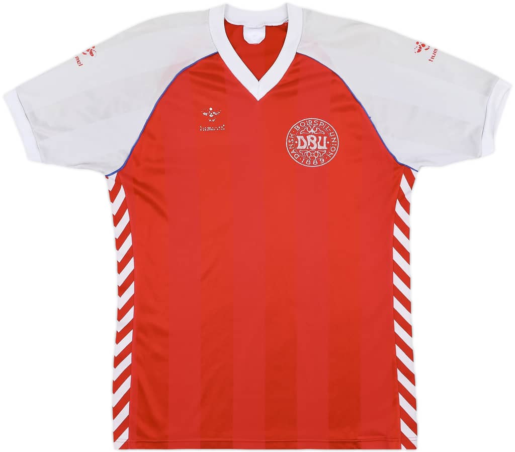 1984-86 Denmark Alternate Home Shirt - 5/10 - (L)