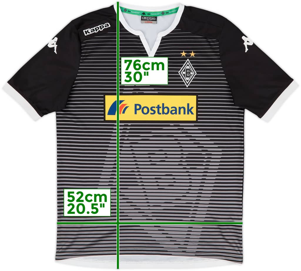 2015-16 Borussia Monchengladbach European Home Shirt - 7/10 - (L)