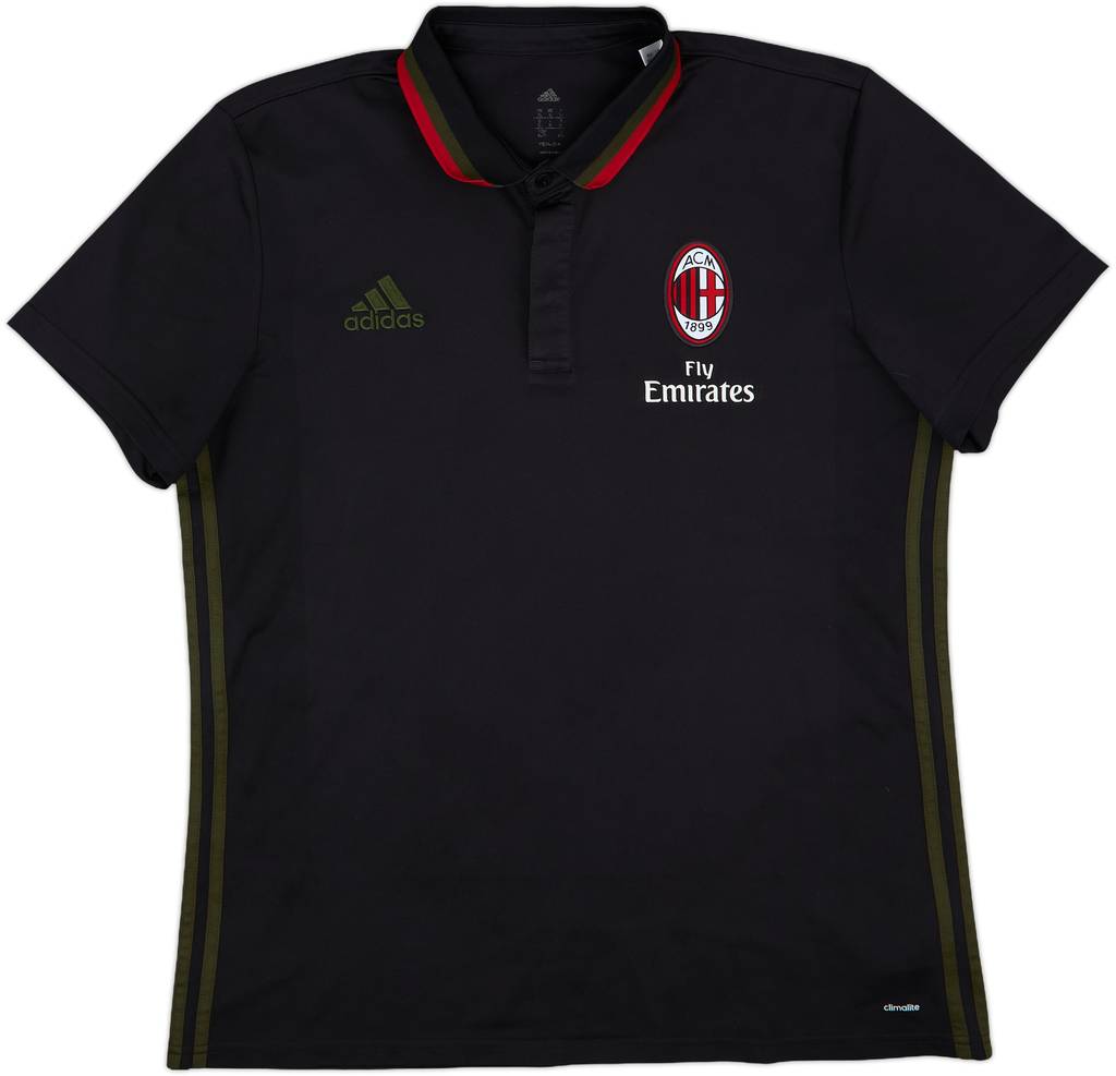 2016-17 AC Milan adidas Polo Shirt - 7/10 - (XL)