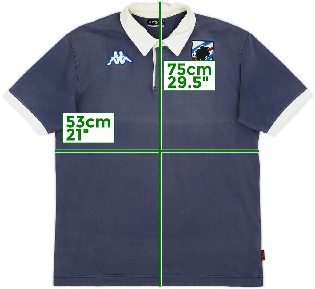 2009-10 Sampdoria Kappa Polo Shirt - 6/10 - (M)