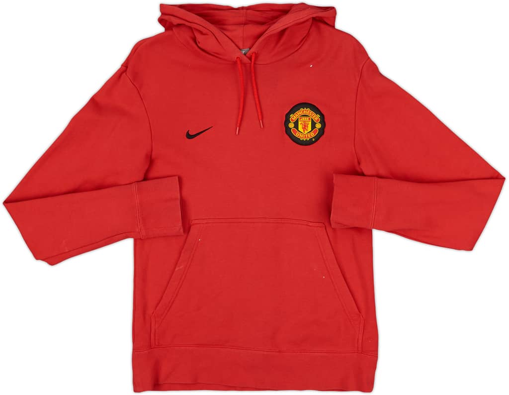 2009-10 Manchester United Nike Hooded Top - 6/10 - (S)