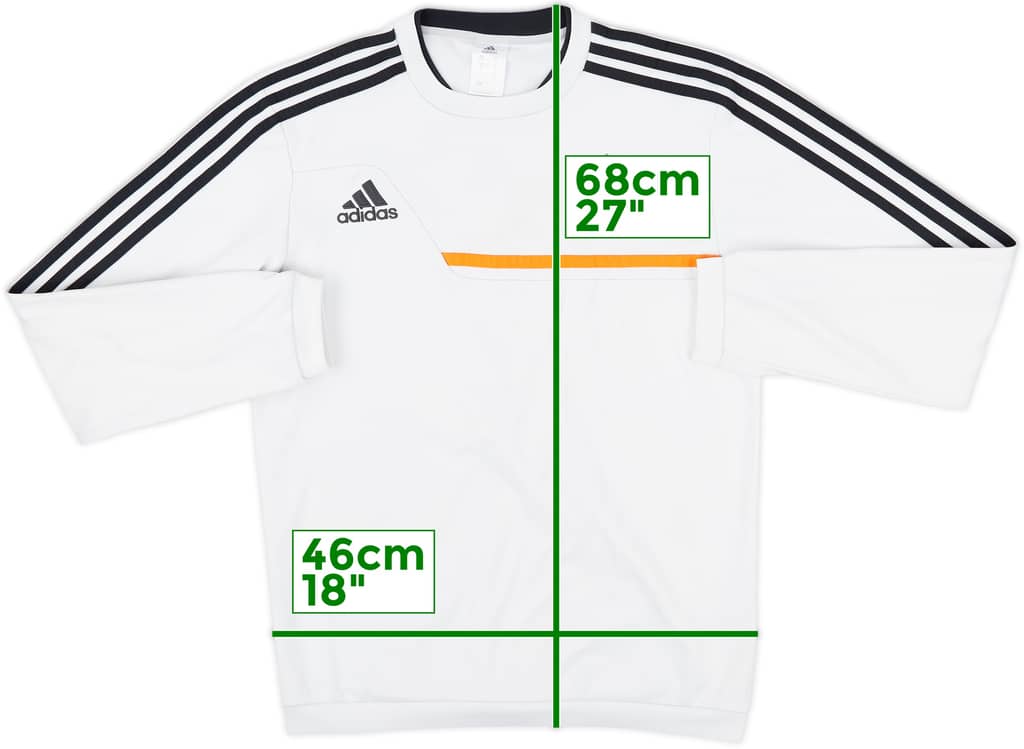 2013-14 Real Madrid adidas Sweat Top - 9/10 - (XS)