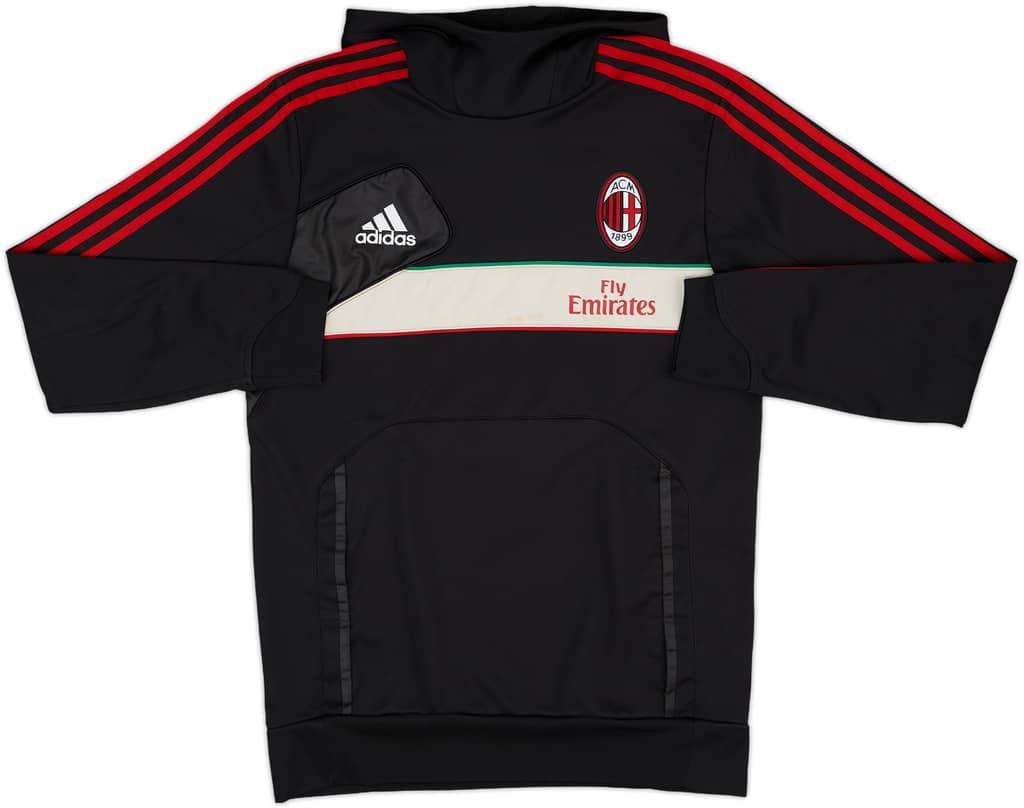2012-13 AC Milan adidas Hooded Sweat Top - 8/10 - (M)